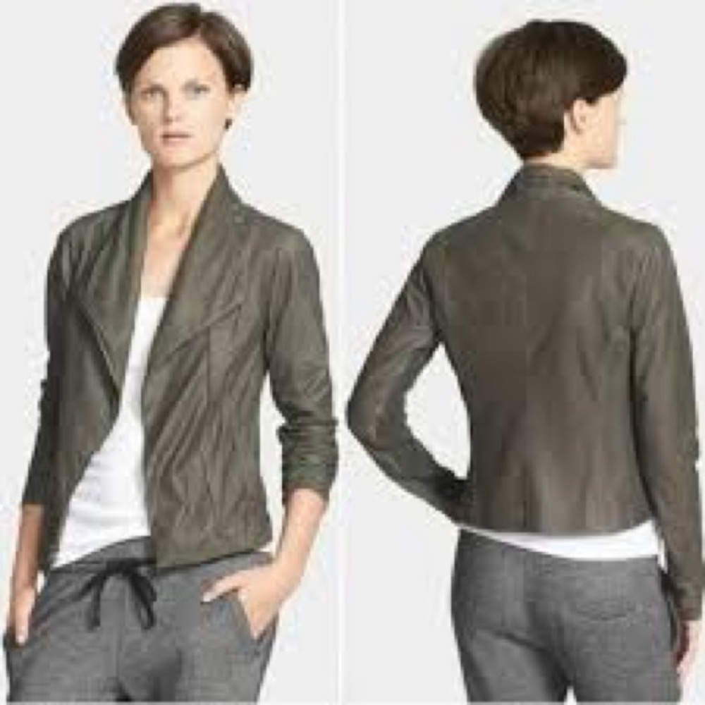 Vince Scuba 100% Genuine Leather Jacket